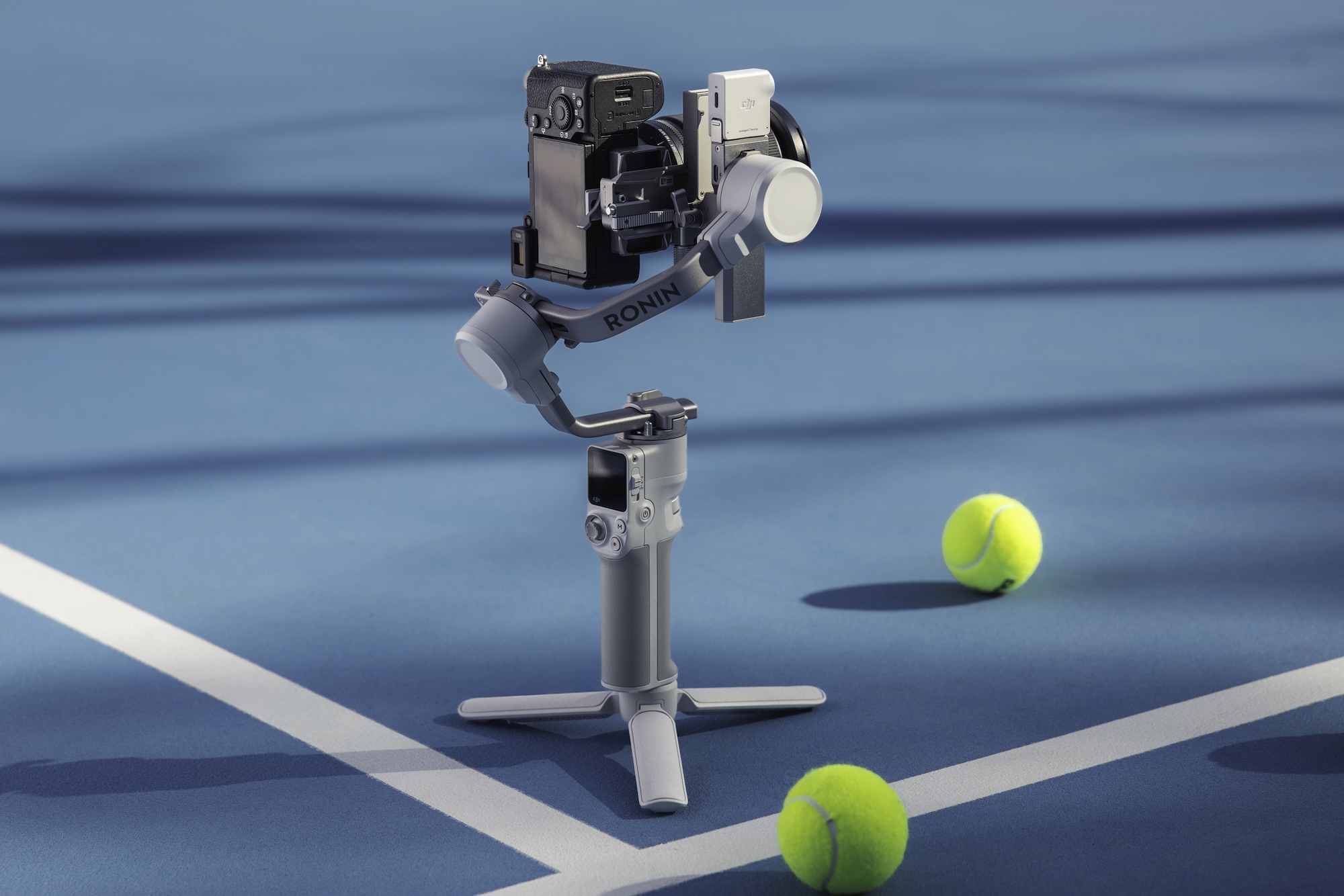 RS 4 Mini + AI300 网球相机竖拍美图（反面） - Tennis Lifestyle Vertical shoot (backward)
